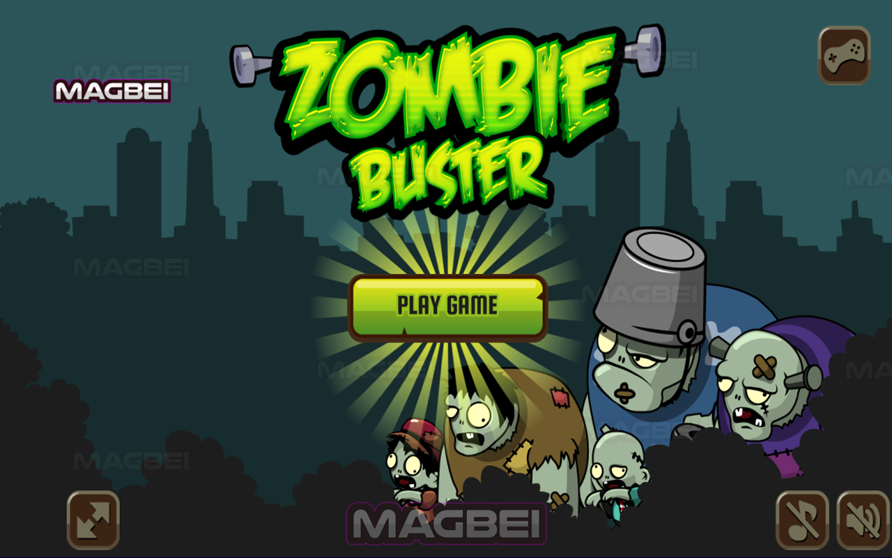 Zombie Buster 游戏 - 离线运行截图2