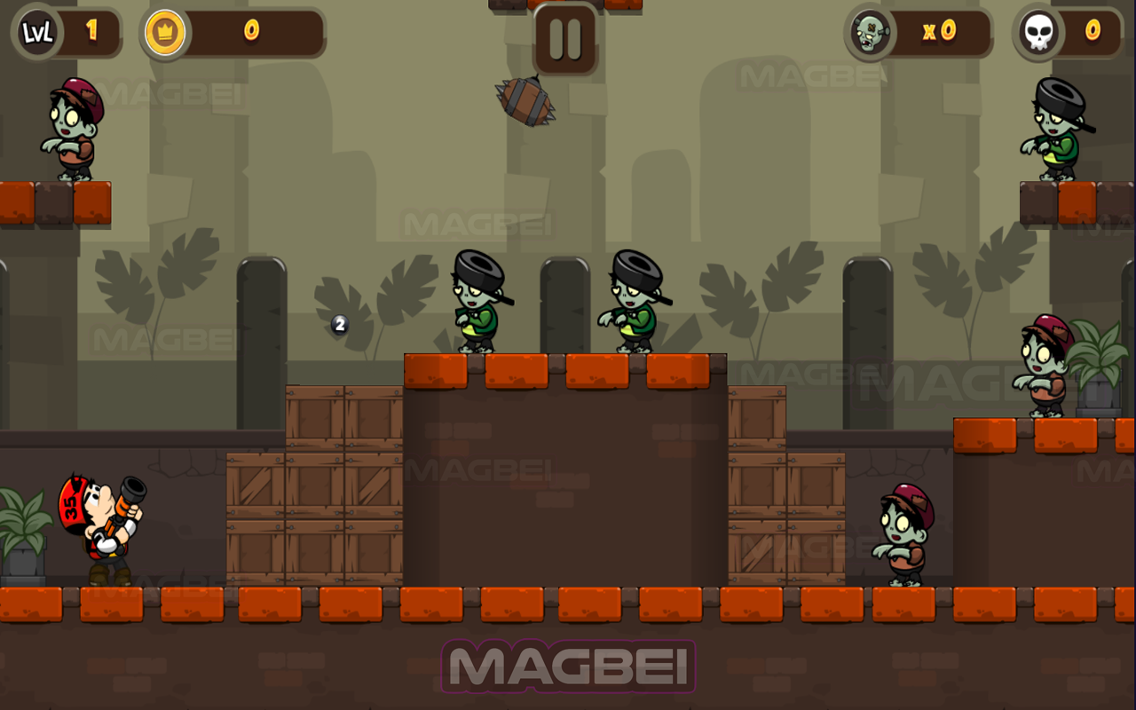 Zombie Buster 游戏 - 离线运行截图4