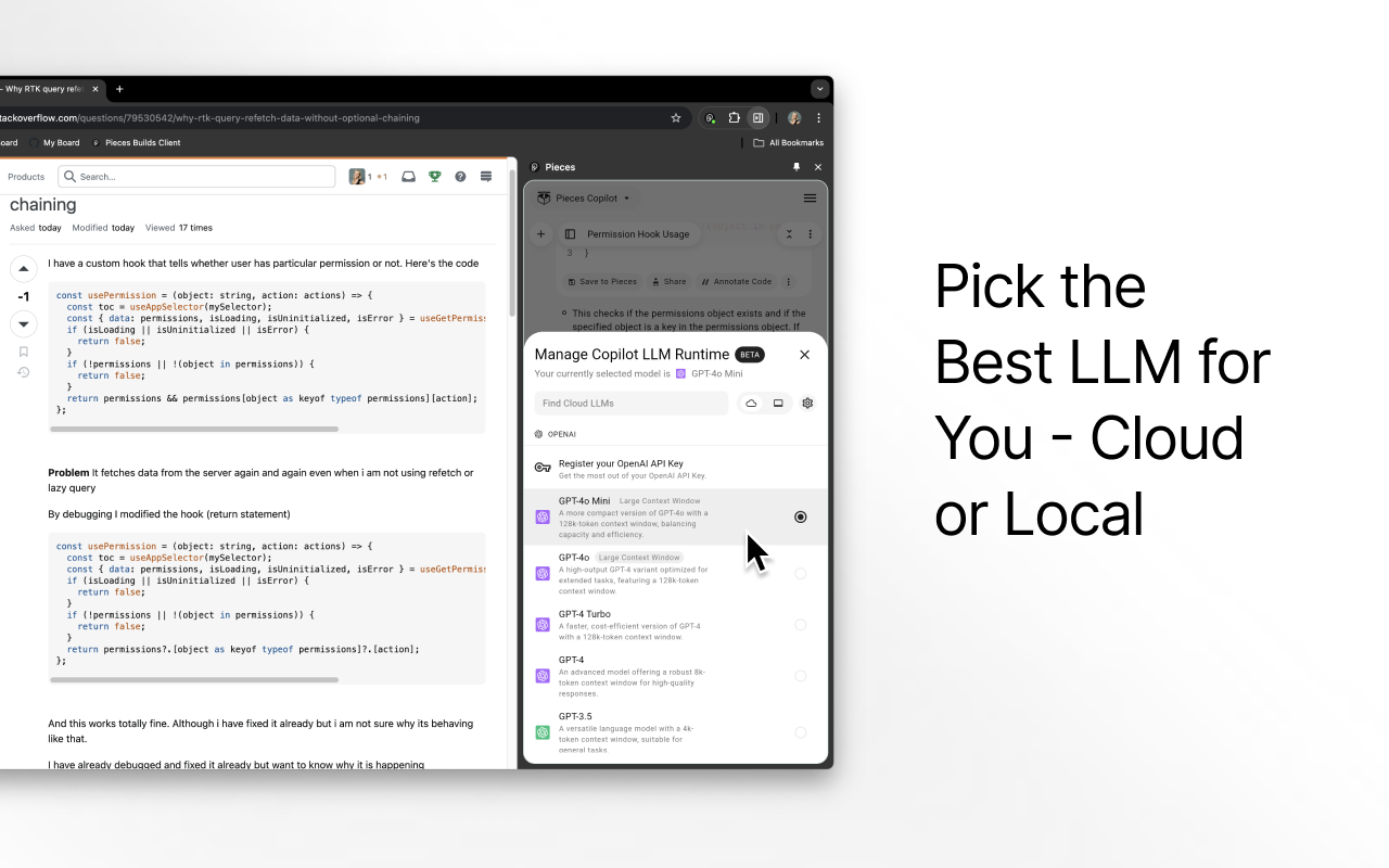 Pieces for Developers: Copilot & Code Capture截图1