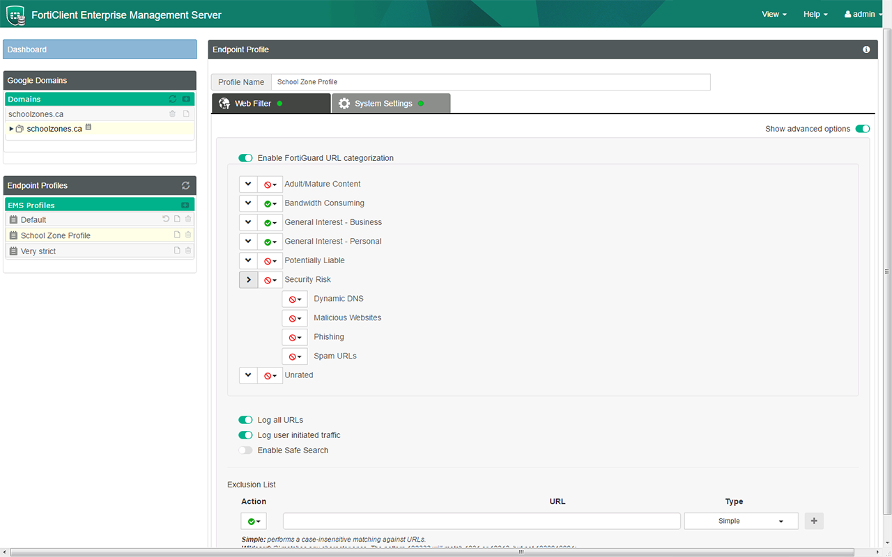 FortiClient Chromebook Webfilter Extension截图1