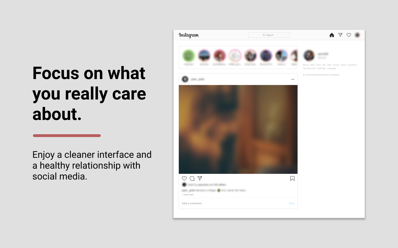 Antigram - Explore & Reels Blocker截图1