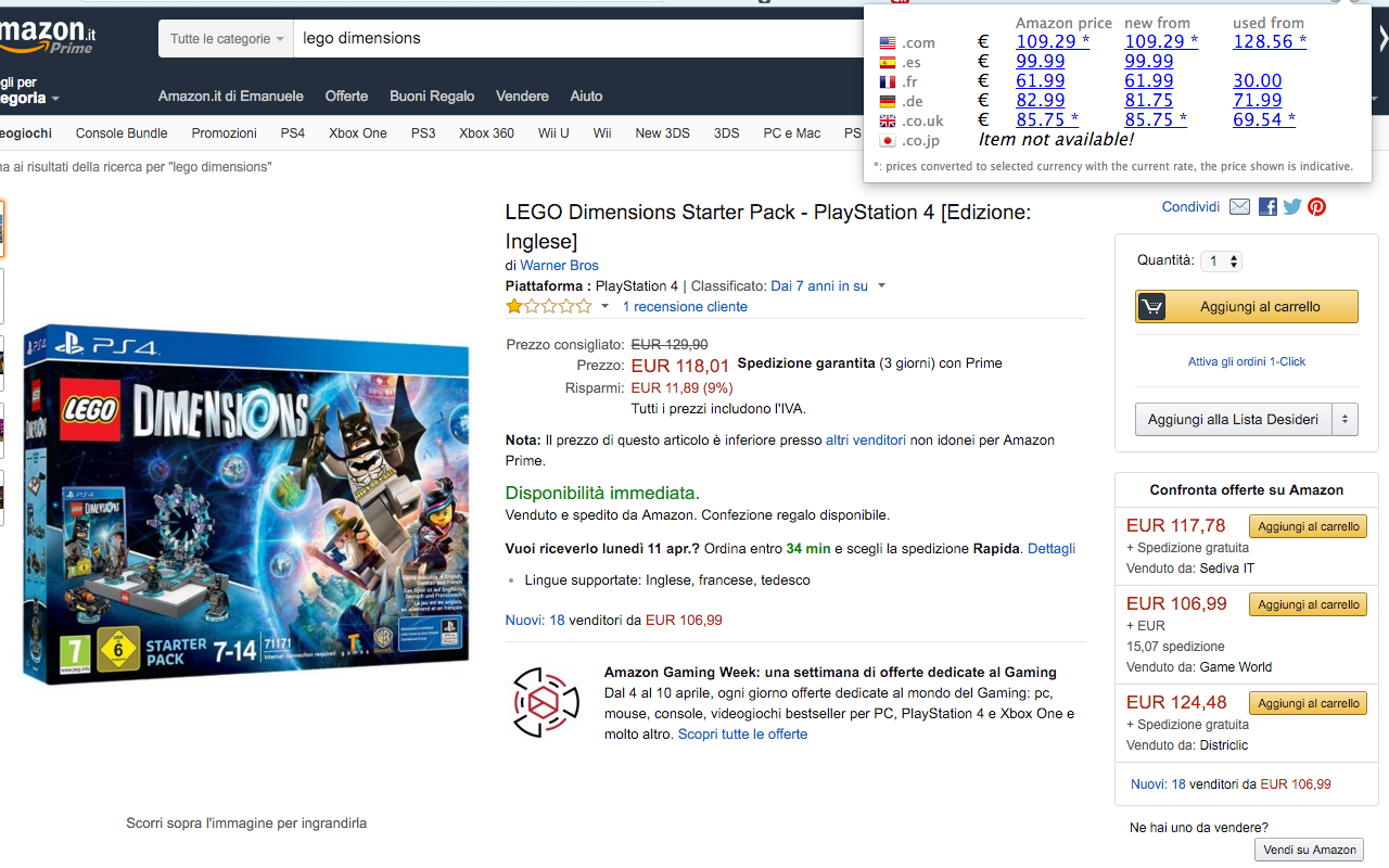 Amazon Price Comparator截图1