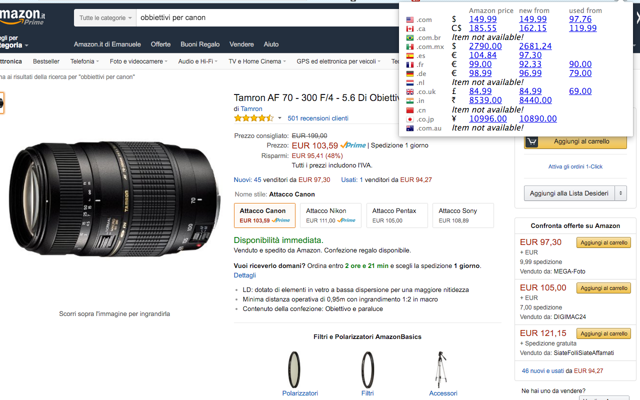 Amazon Price Comparator截图3