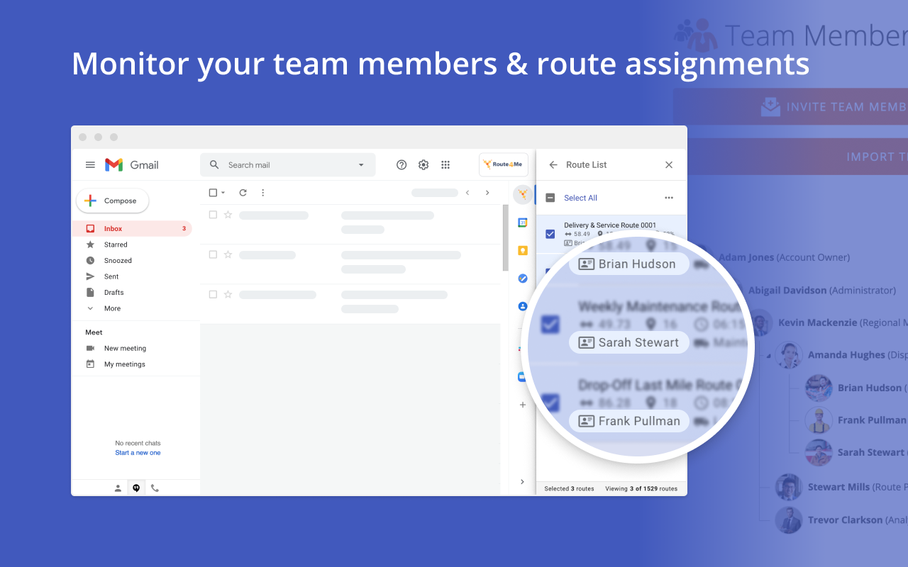 Route4Me Route Planner for Gmail截图1