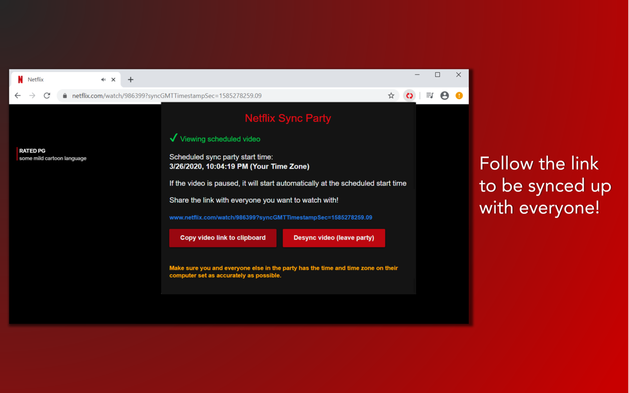 Netflix Sync Party截图2
