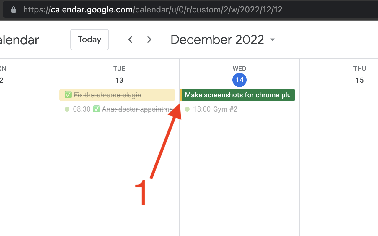 Google Calendar Event Checker截图3