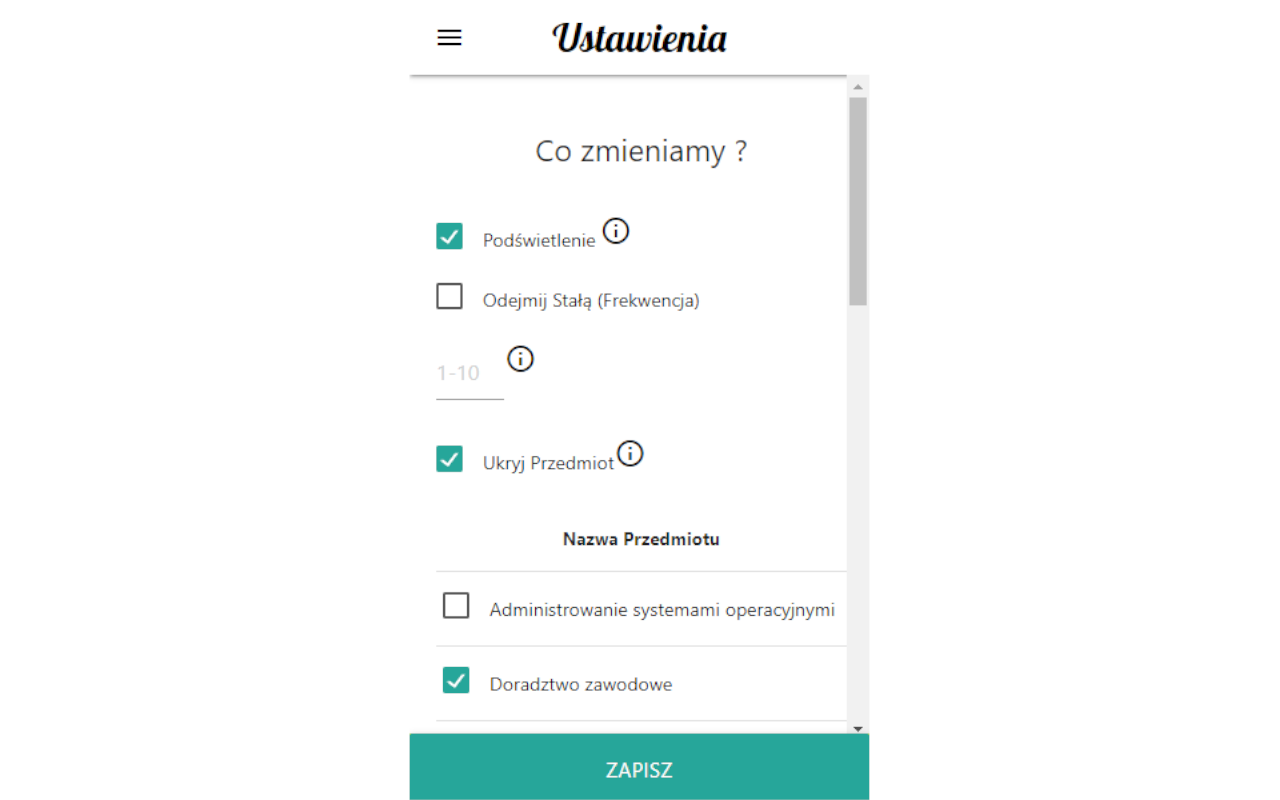 Asystent Librus (Frekwencja i Średnia)截图4