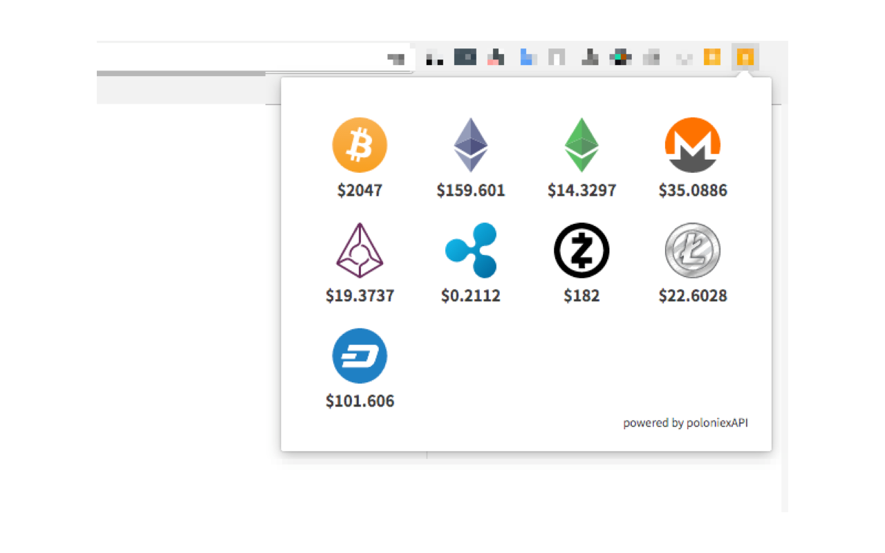 Cryptocurrency Price Ticker截图1