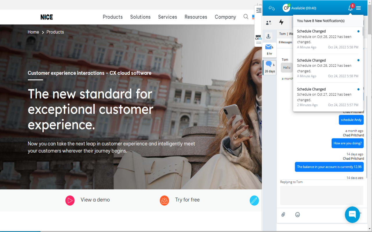 CXone Agent Extension截图3