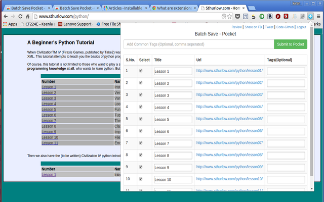 Batch Save Pocket截图3