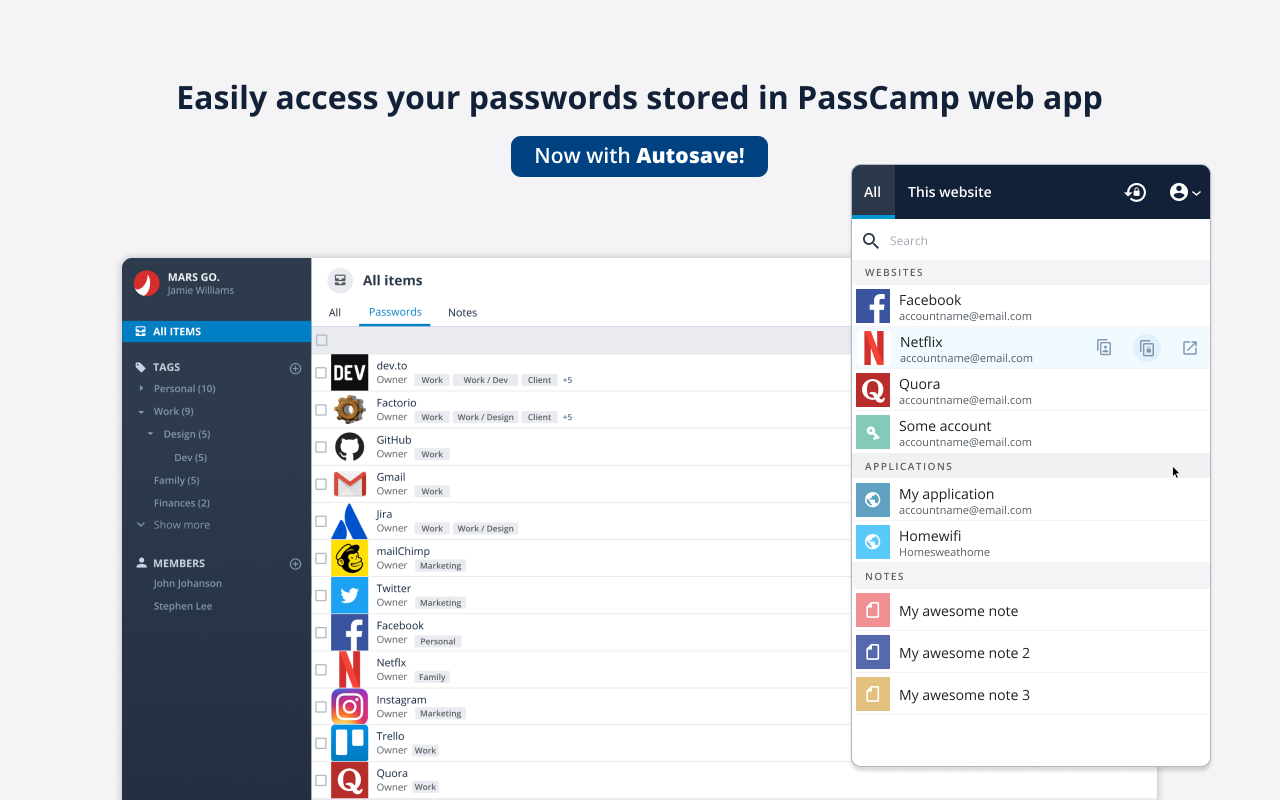 PassCamp: Password Manager截图2