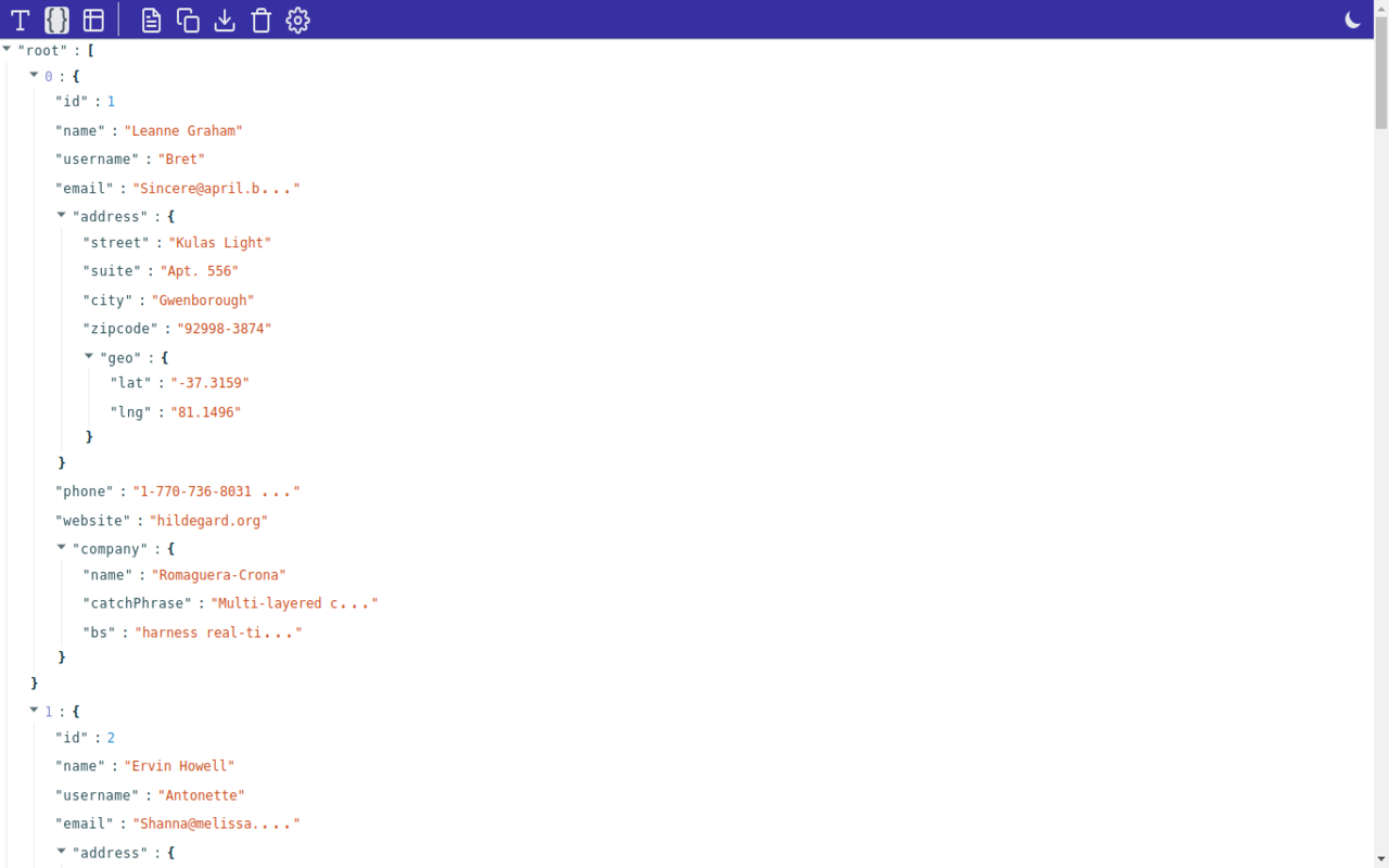 Json Visualizer截图2