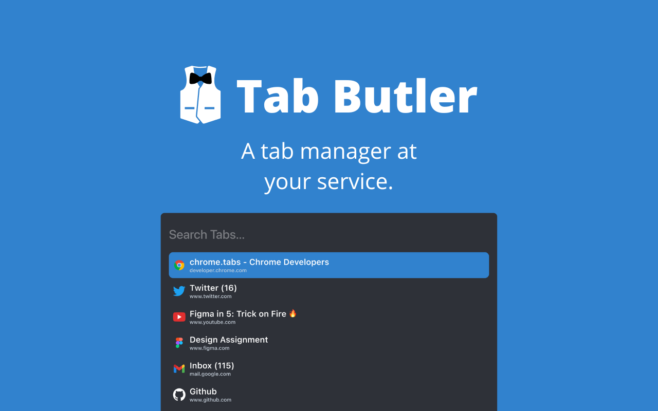 Tab Butler - A full-featured Tab Manager截图2