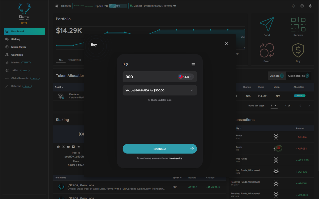 Gero Dashboard (Beta)截图1