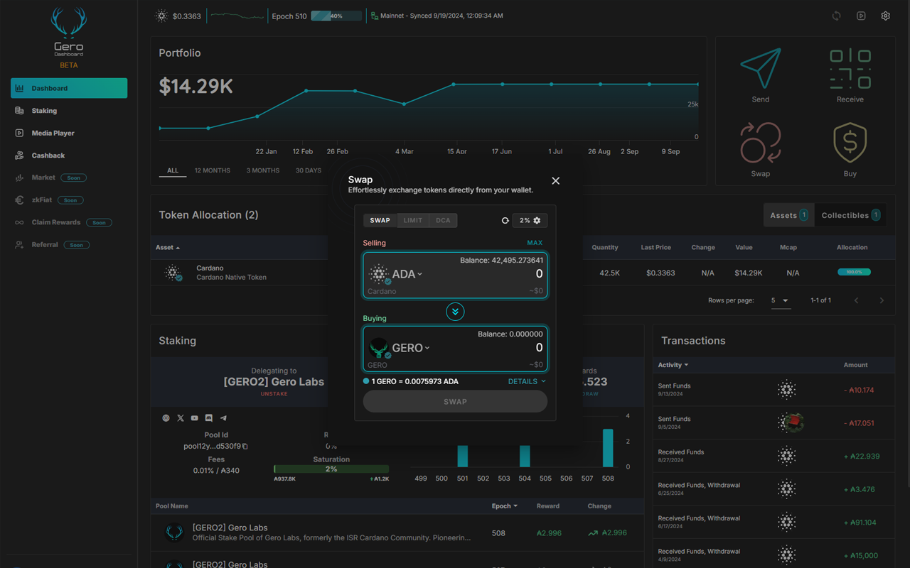 Gero Dashboard (Beta)截图4