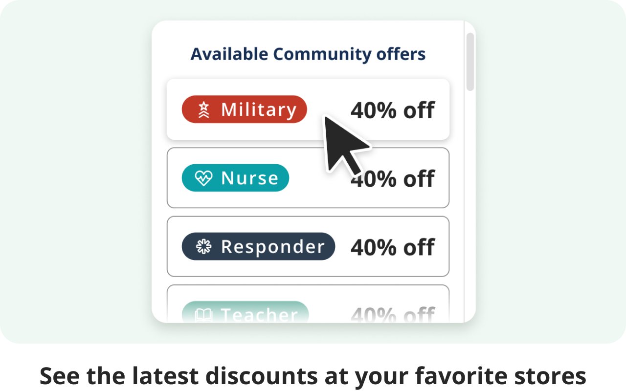 ID.me Shop: Exclusive Community Discounts截图1