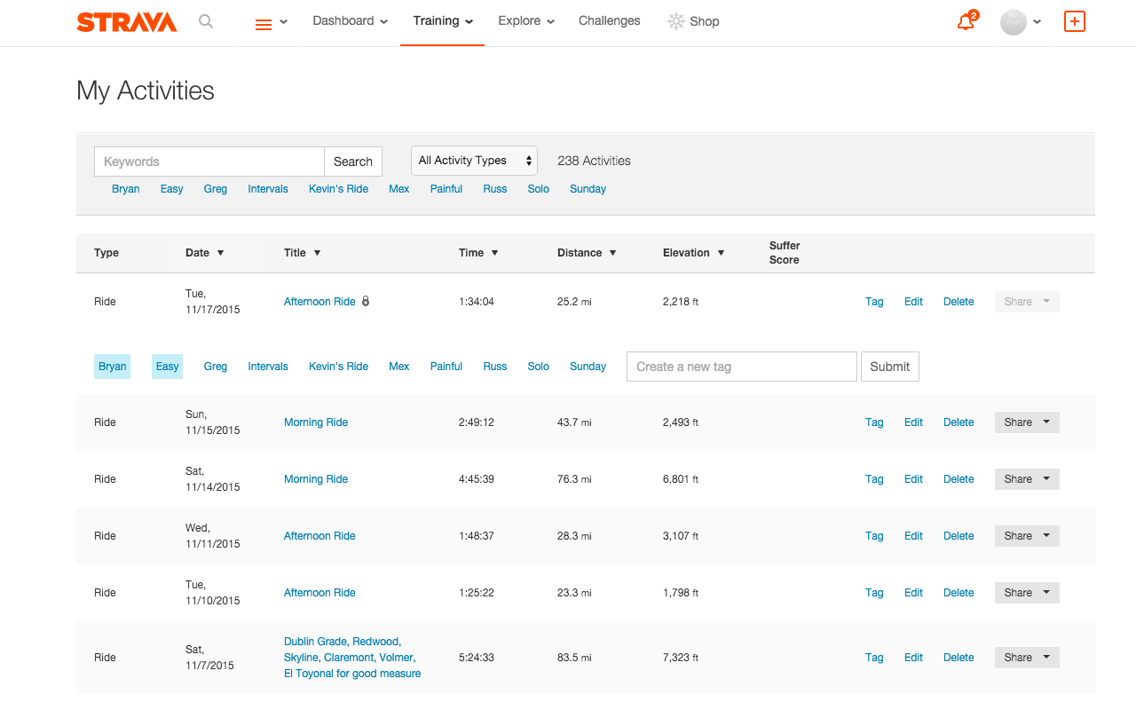 Stravatag: Tag & Filter Strava activities截图2