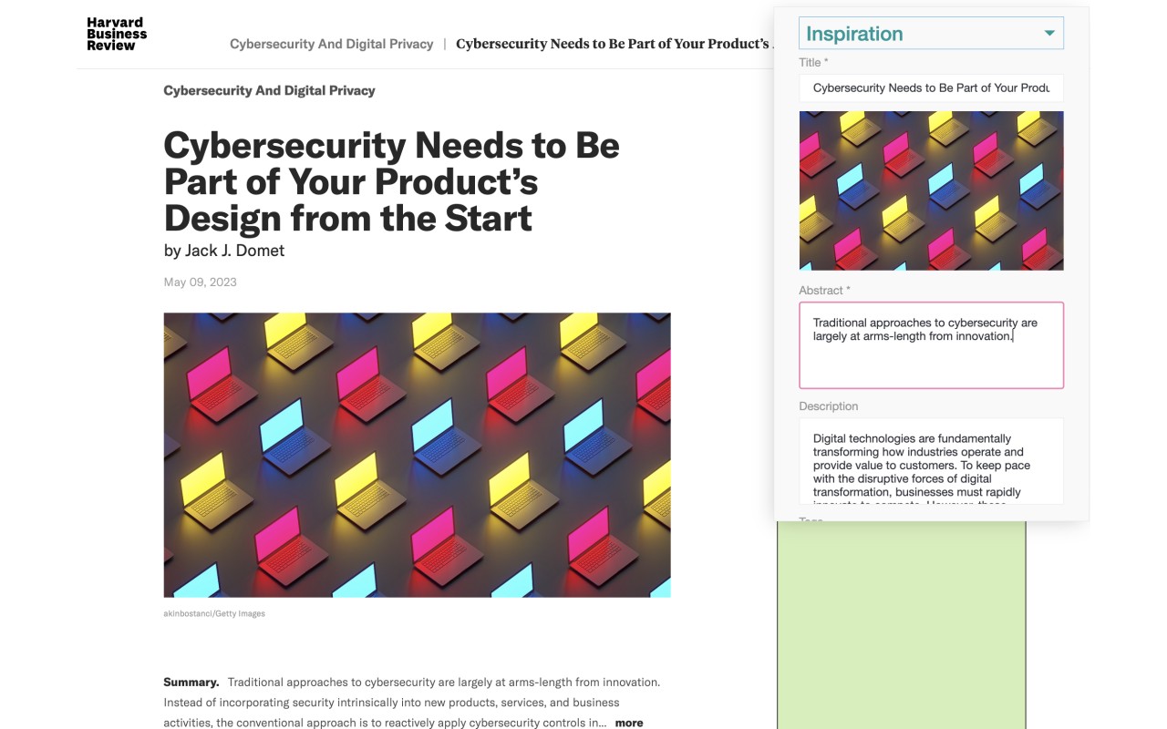 ITONICS Web Clipper Enterprise截图1
