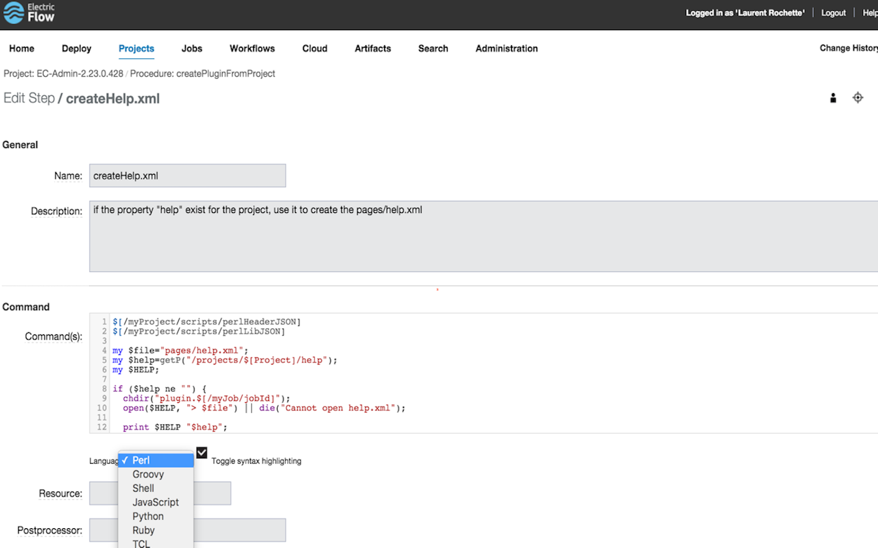 ElectricFlow Syntax Highlighting截图1