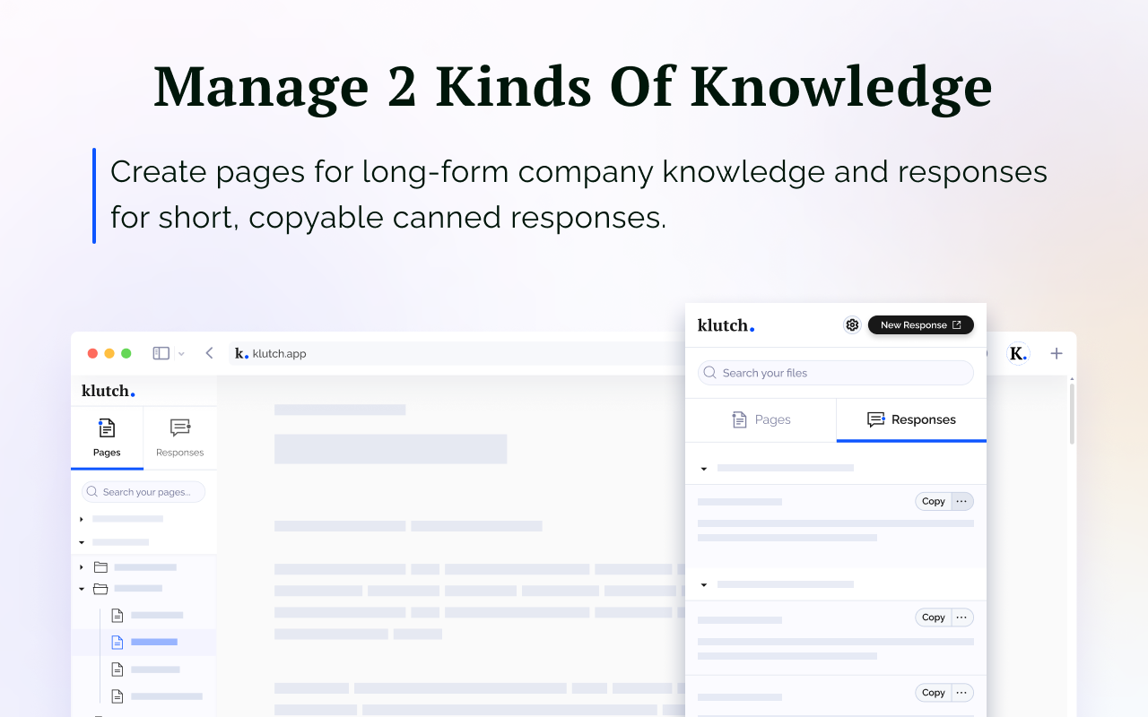 Canned Responses & Company Wiki - Klutch截图4