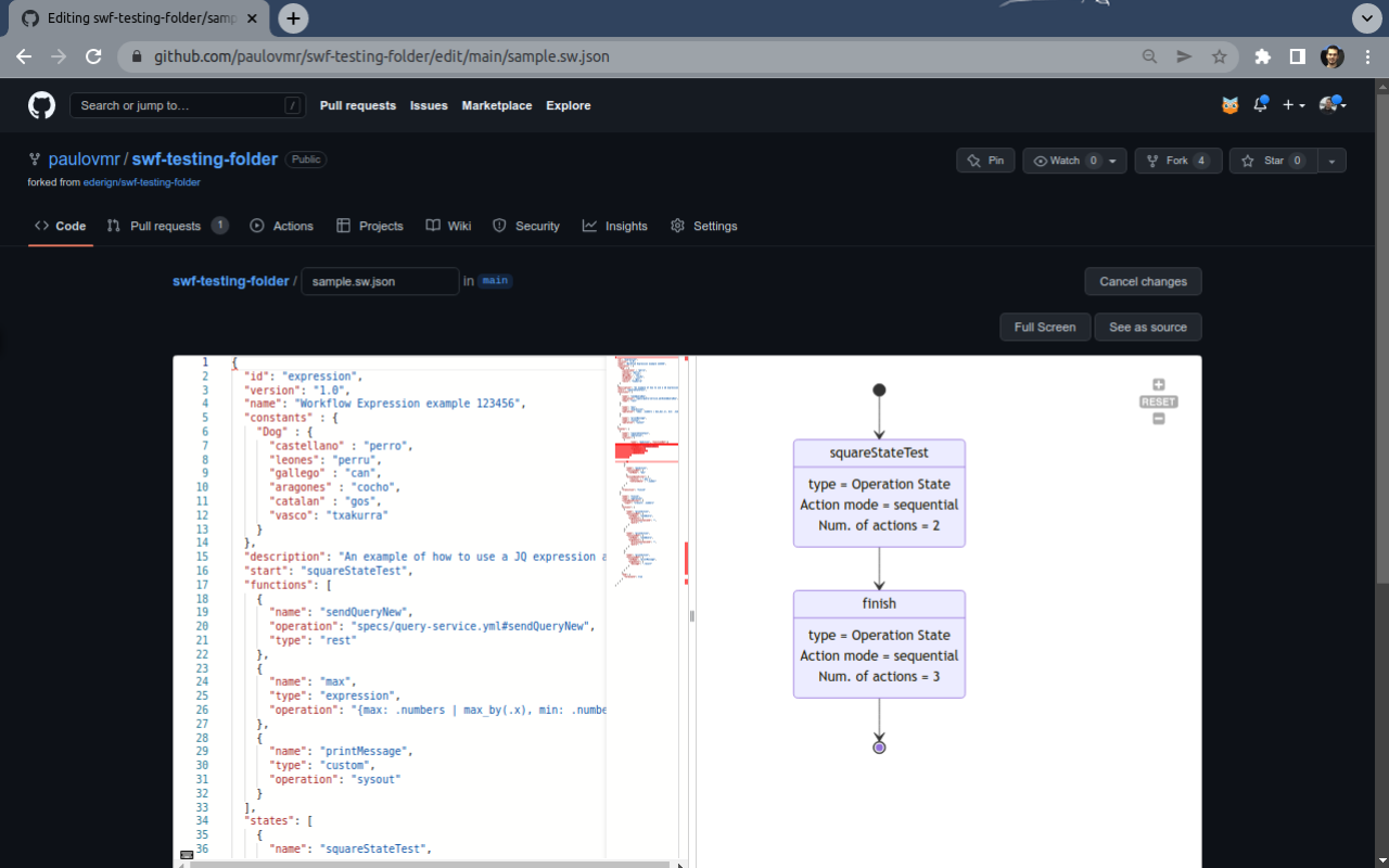 Apache KIE™ Serverless Workflow Editor for GitHub截图1