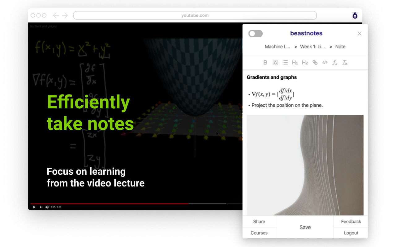Beastnotes ▪ Take notes for online courses截图4