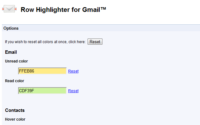 Row Highlighter for Gmail™截图1