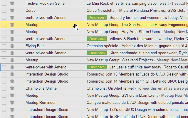 Row Highlighter for Gmail™截图2