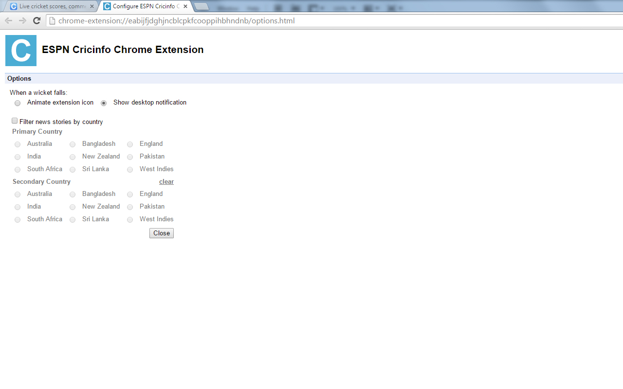 ESPNCricinfo截图1
