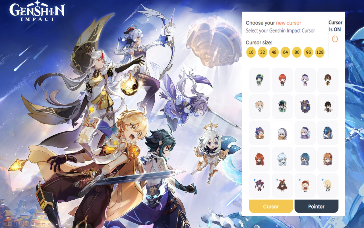 Genshin Impact Cursor截图1