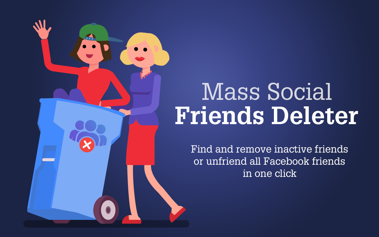 Mass Friends Deleter - 删除所有朋友截图2