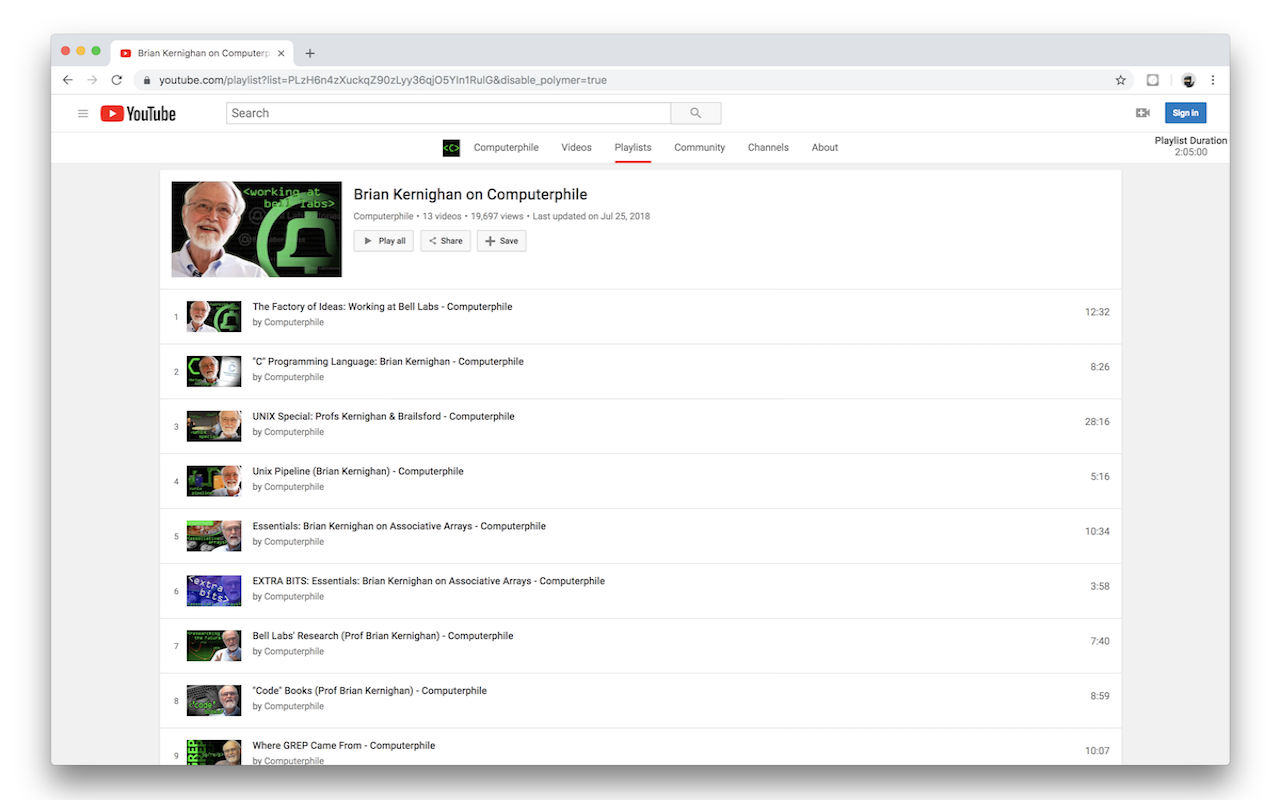 YouTube Playlist Duration截图1
