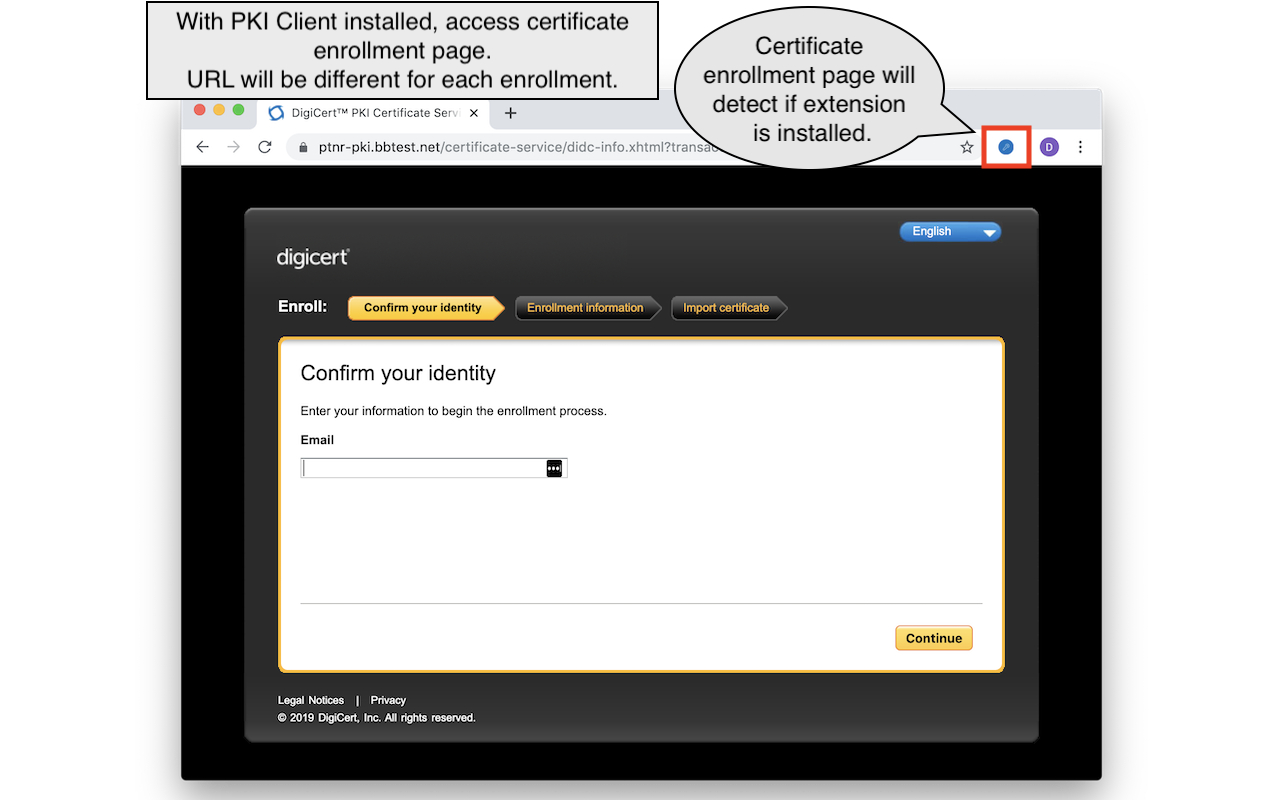 DigiCert Authentication Client Extension截图3