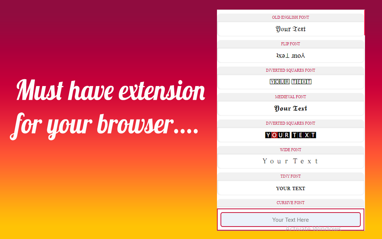 Font Generator截图2
