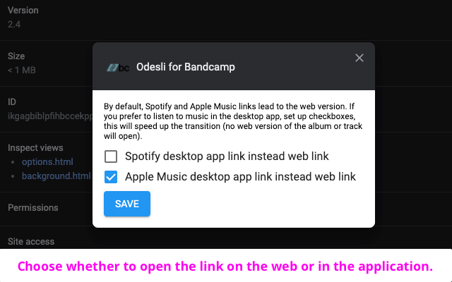 Odesli for Bandcamp截图2