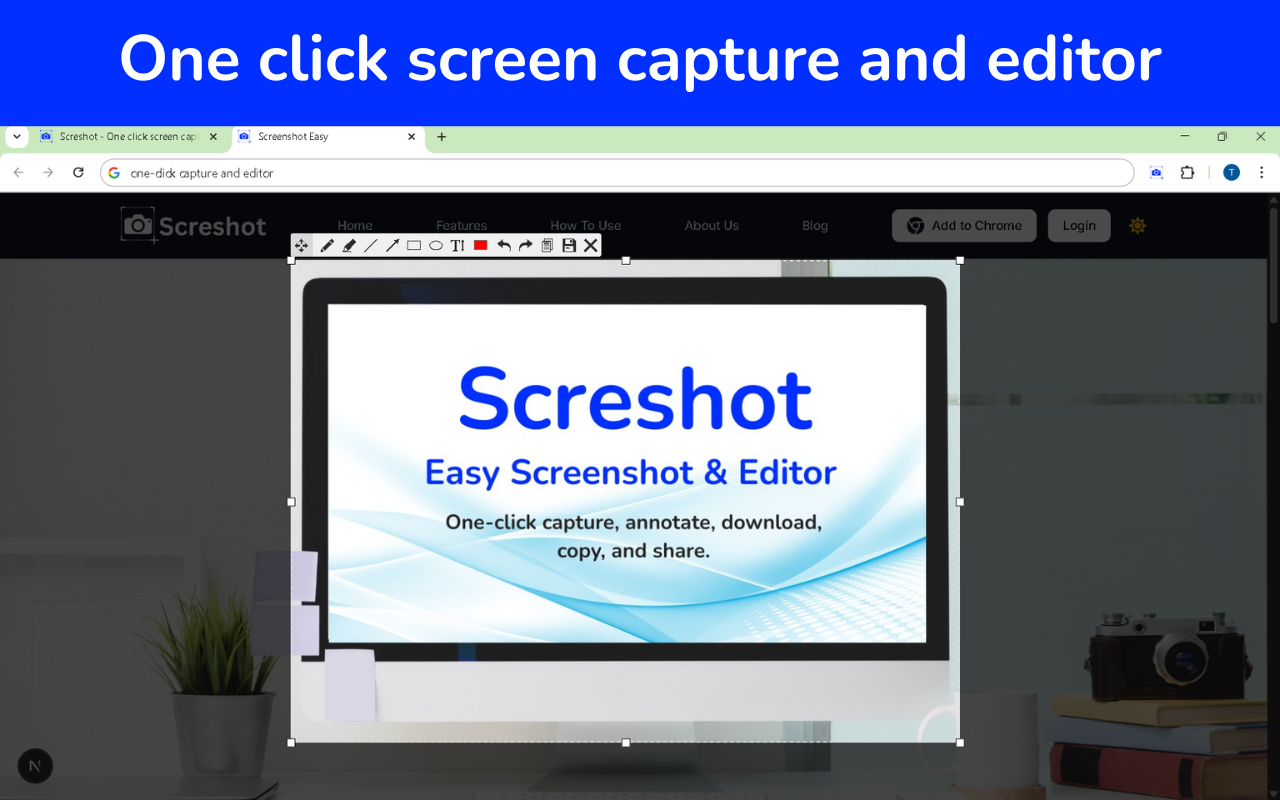 Screshot - One click screen capture and editor截图3