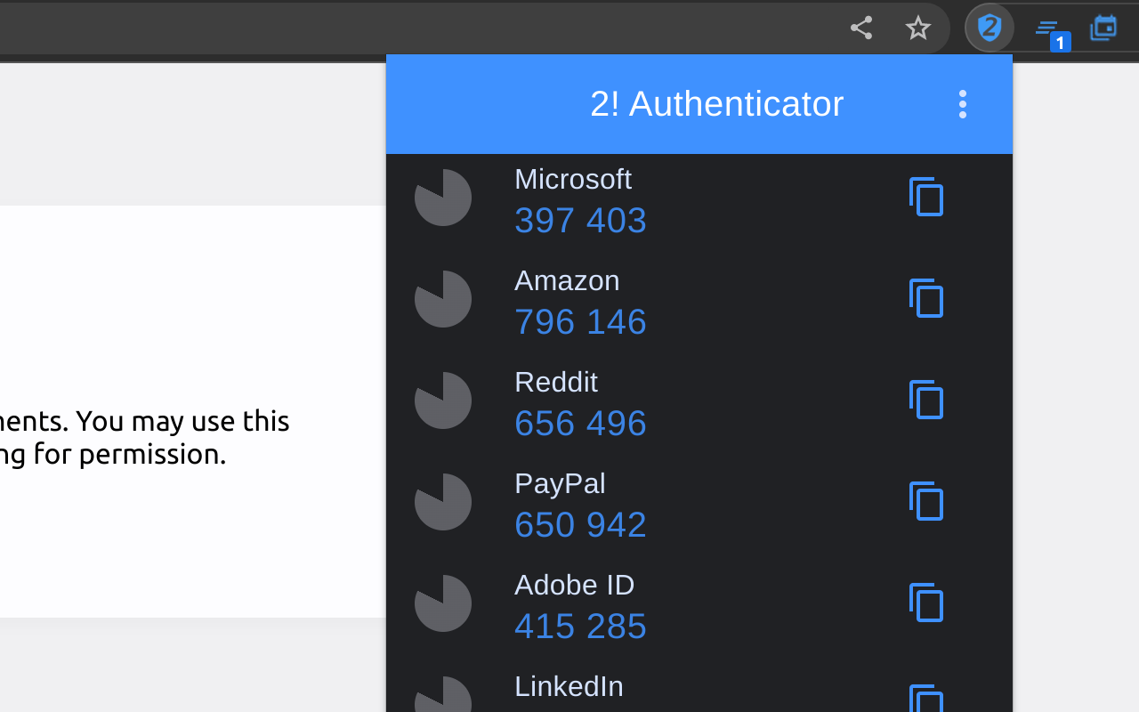 2! Authenticator截图3