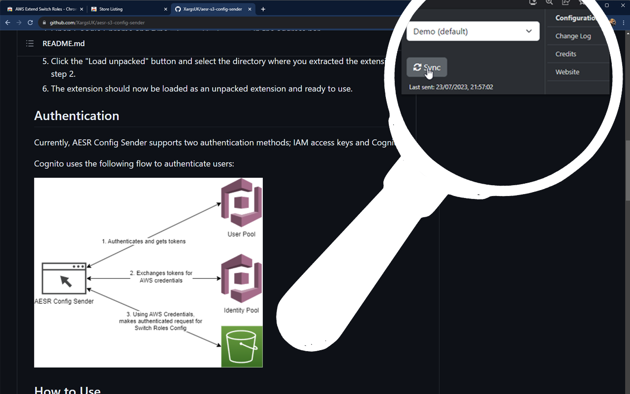 AESR S3 Config Sender截图1