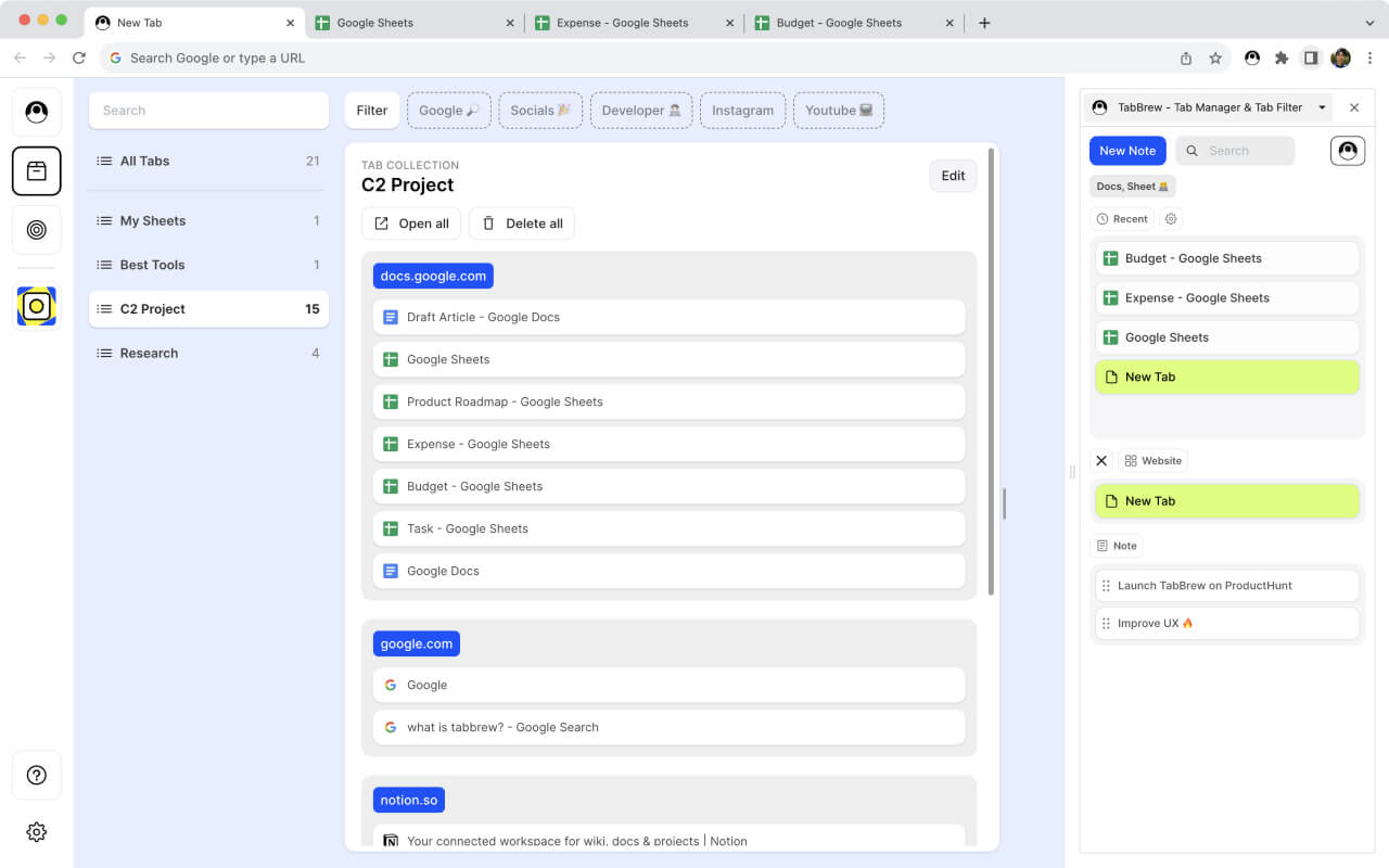 TabBrew: Tab Declutter Tool截图2
