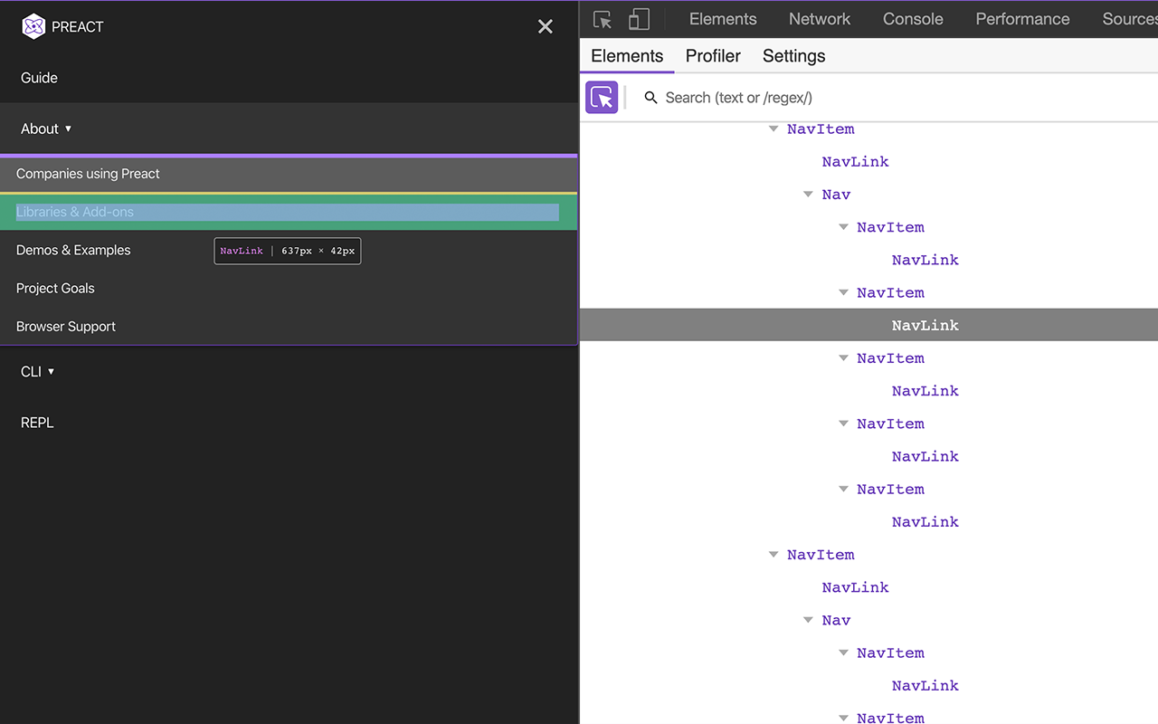 Preact Developer Tools截图2