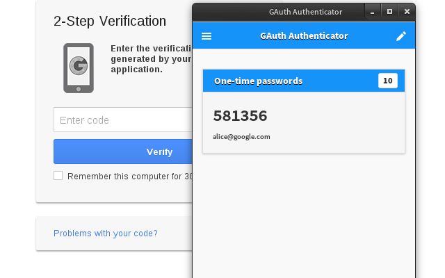 GAuth Authenticator截图1