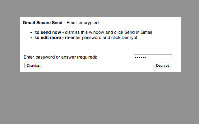 Message Secure Send截图2