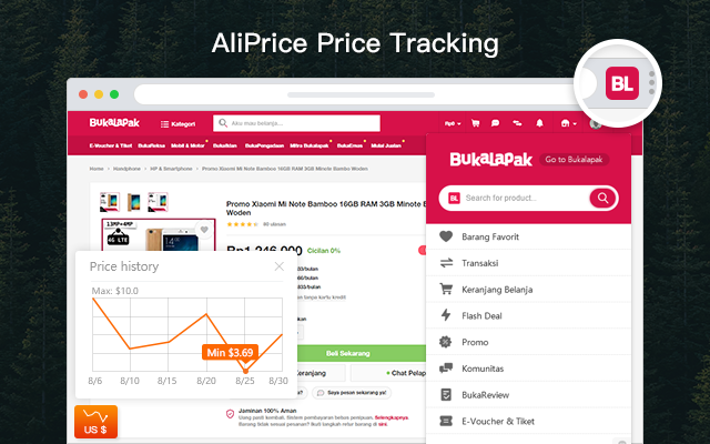 Bukalapak Price Tracker截图1