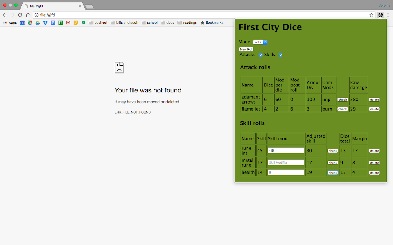 First City Dice (GURPS)截图2