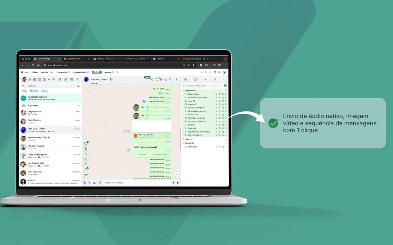 WaSeller - Perder vendas no WhatsApp não é normal截图3