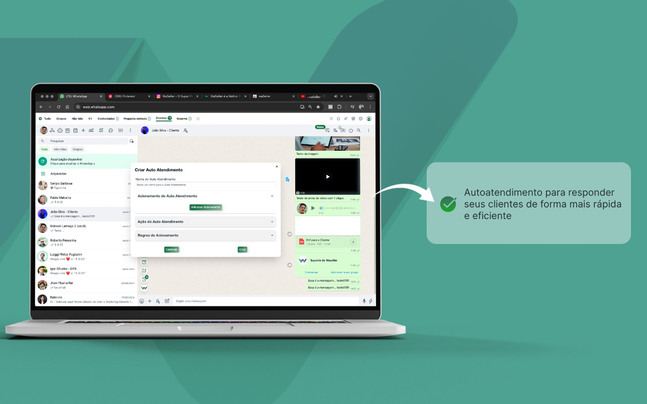WaSeller - Perder vendas no WhatsApp não é normal截图4
