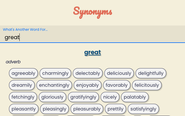 Synonym Finder截图1