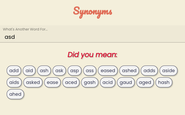 Synonym Finder截图2
