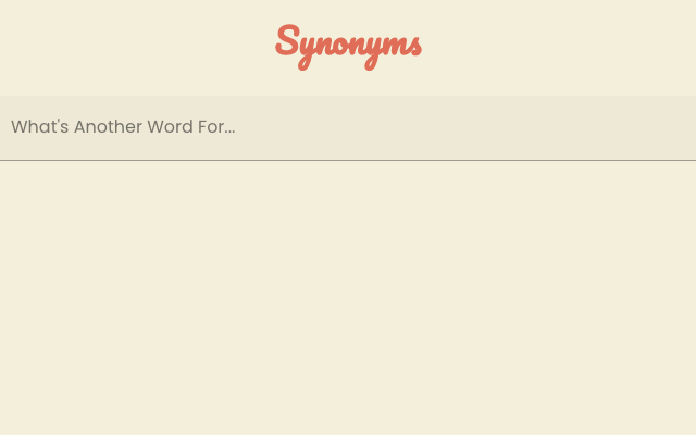 Synonym Finder截图3