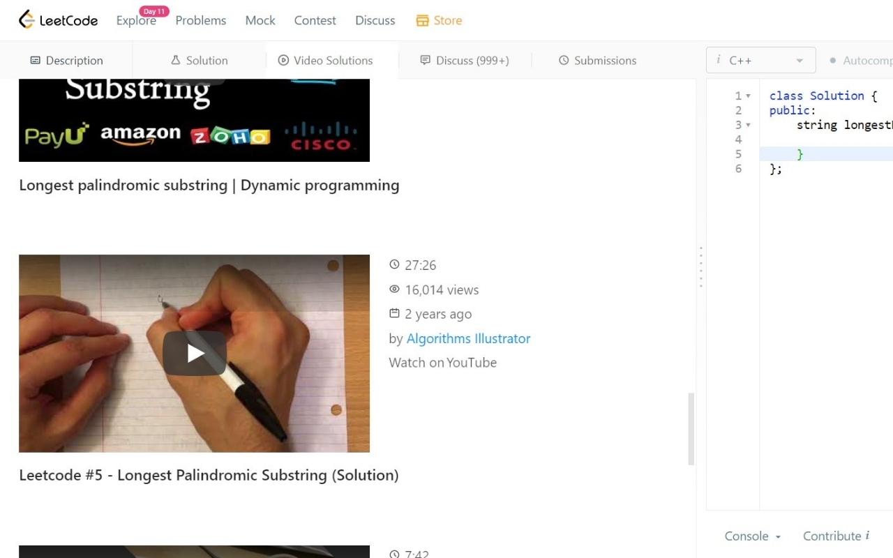 LeetCode Video Solutions截图2